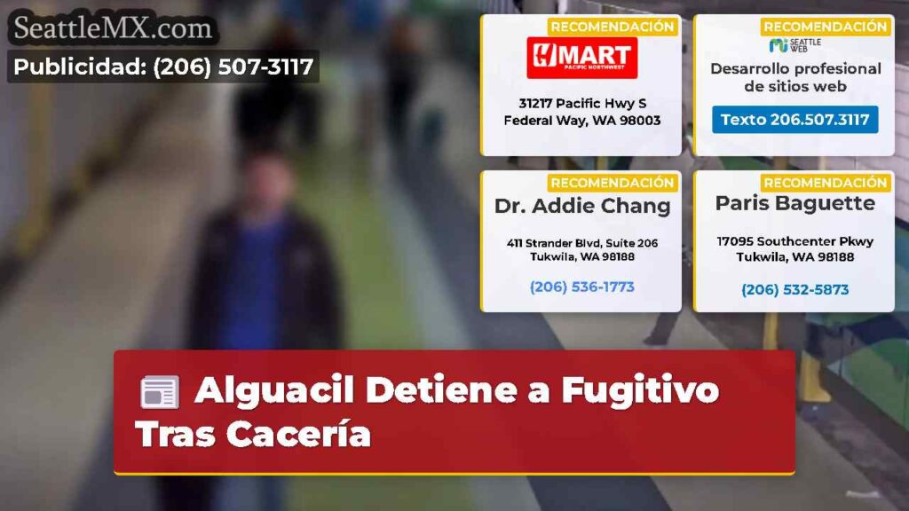 Alguacil Detiene a Fugitivo Tras Cacería