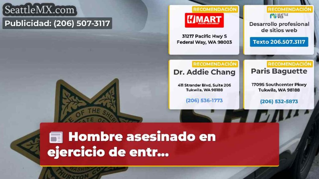 Hombre asesinado en ejercicio de entr...