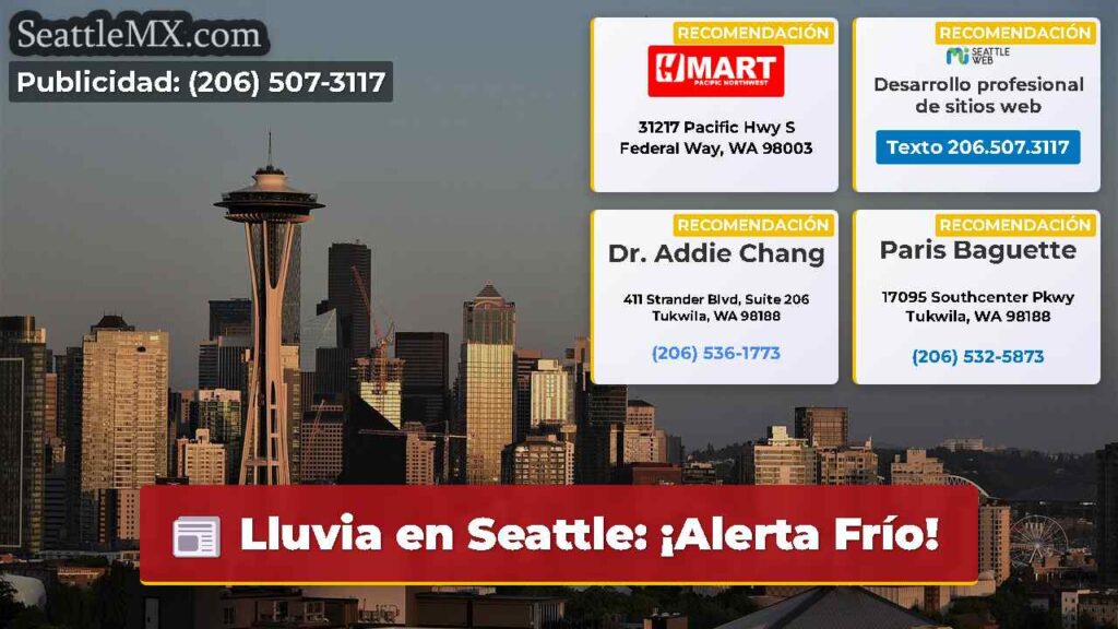 Lluvia en Seattle: ¡Alerta Frío!