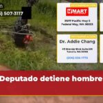 Deputado detiene hombre en río