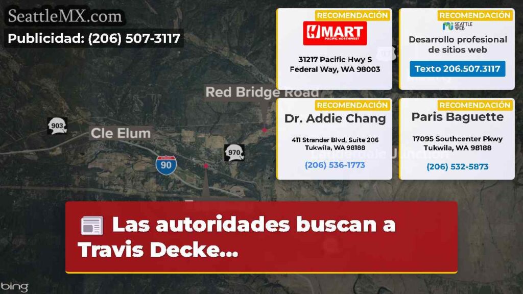 Las autoridades buscan a Travis Decke...
