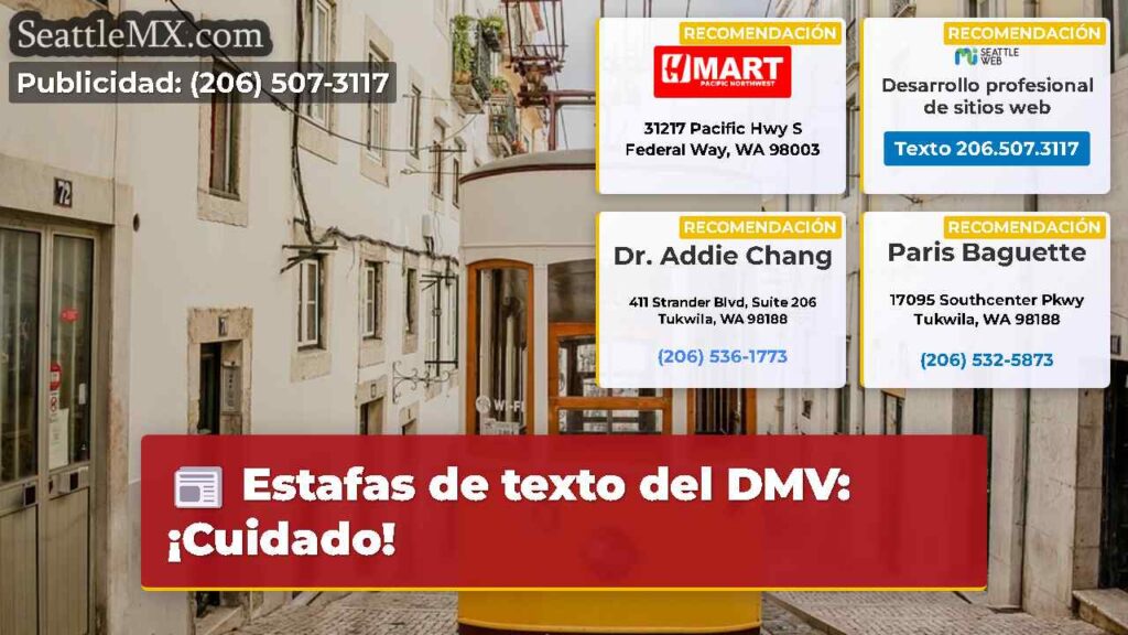 Estafas de texto del DMV: ¡Cuidado!