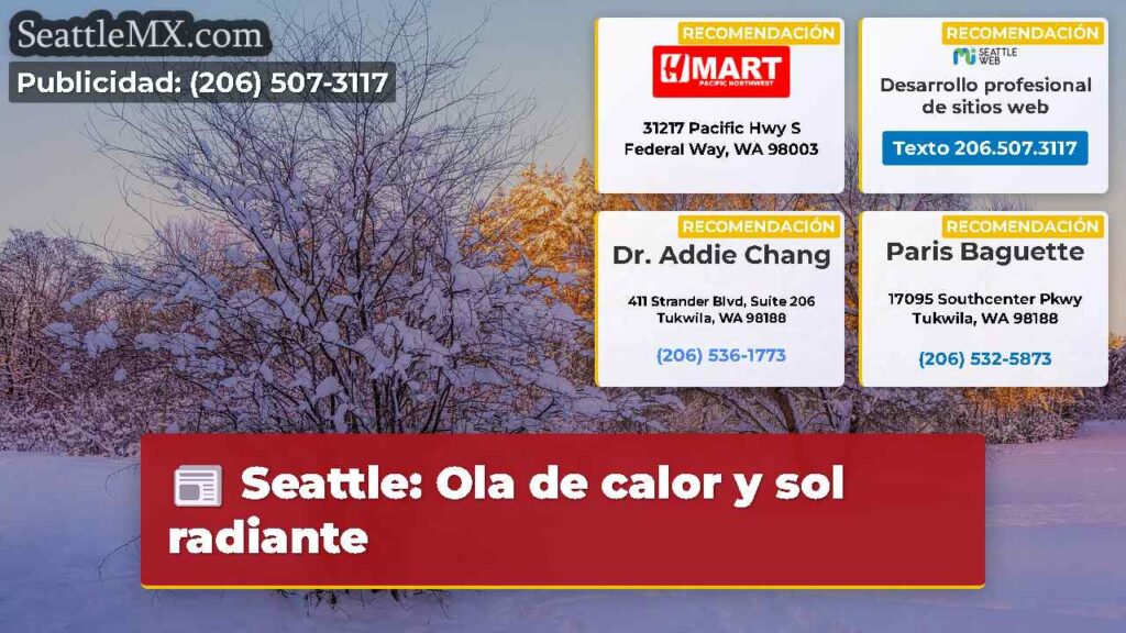 Home 6 Seattle: Ola de calor y sol radiante