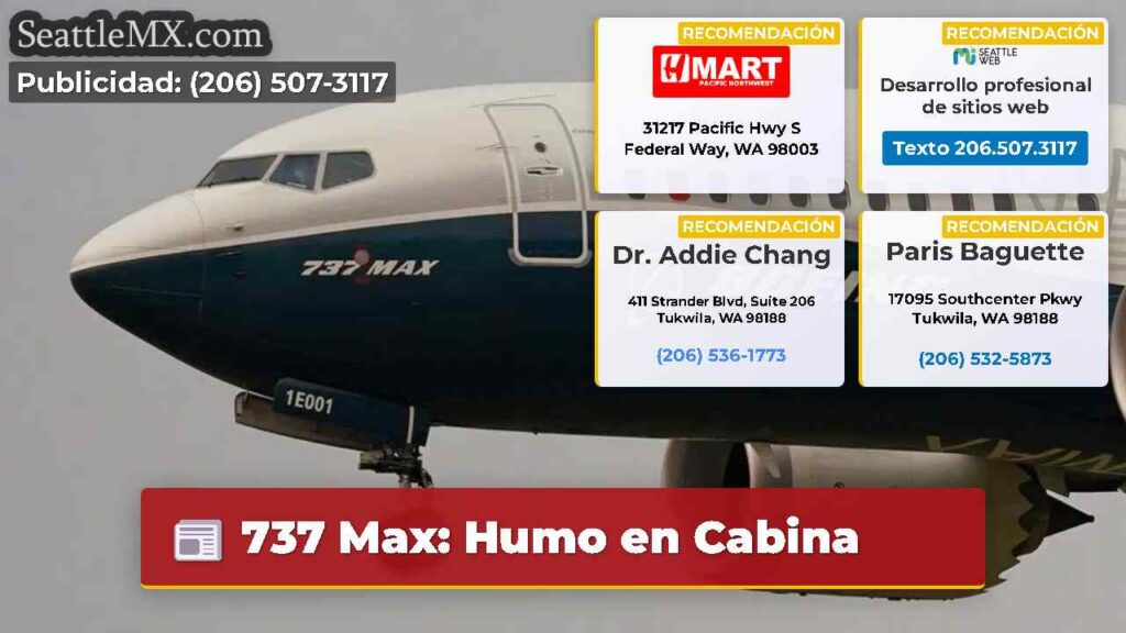 737 Max: Humo en Cabina