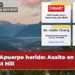 Apuerpo herido Asalto en First Hill
