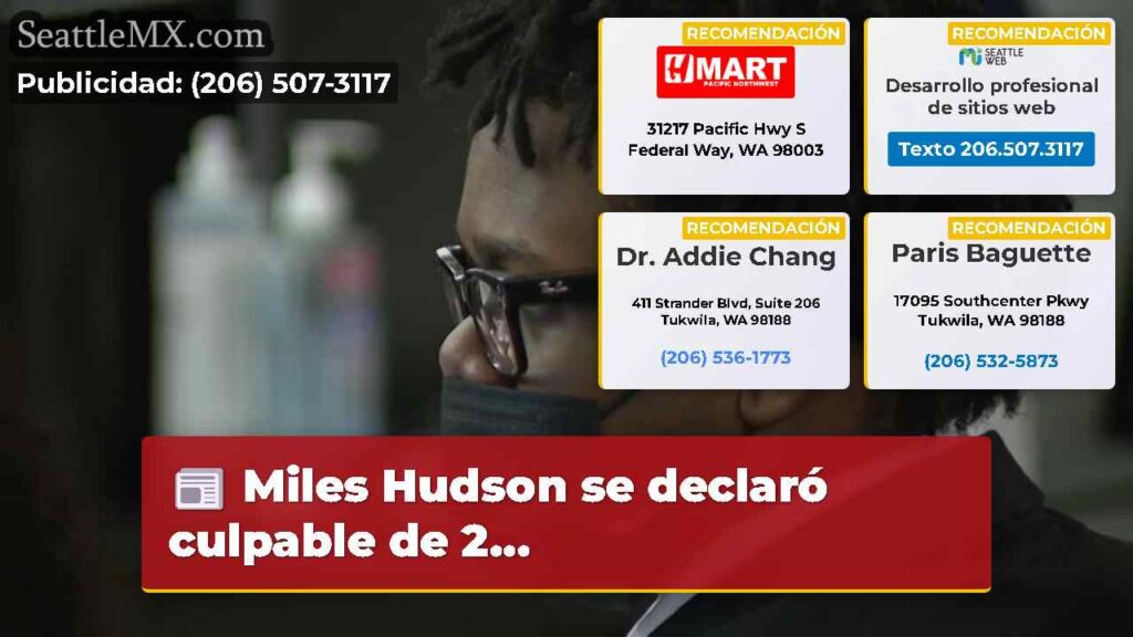 Miles Hudson se declaró culpable de 2...