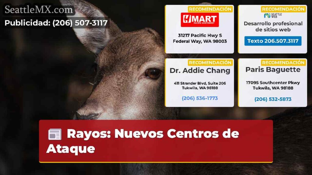 Rayos: Nuevos Centros de Ataque