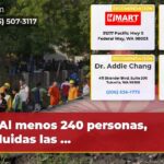 Al menos 240 personas incluidas las …