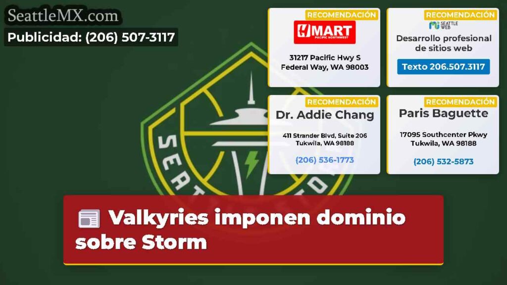 Valkyries imponen dominio sobre Storm