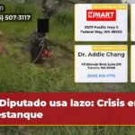 Diputado usa lazo Crisis en el estanque