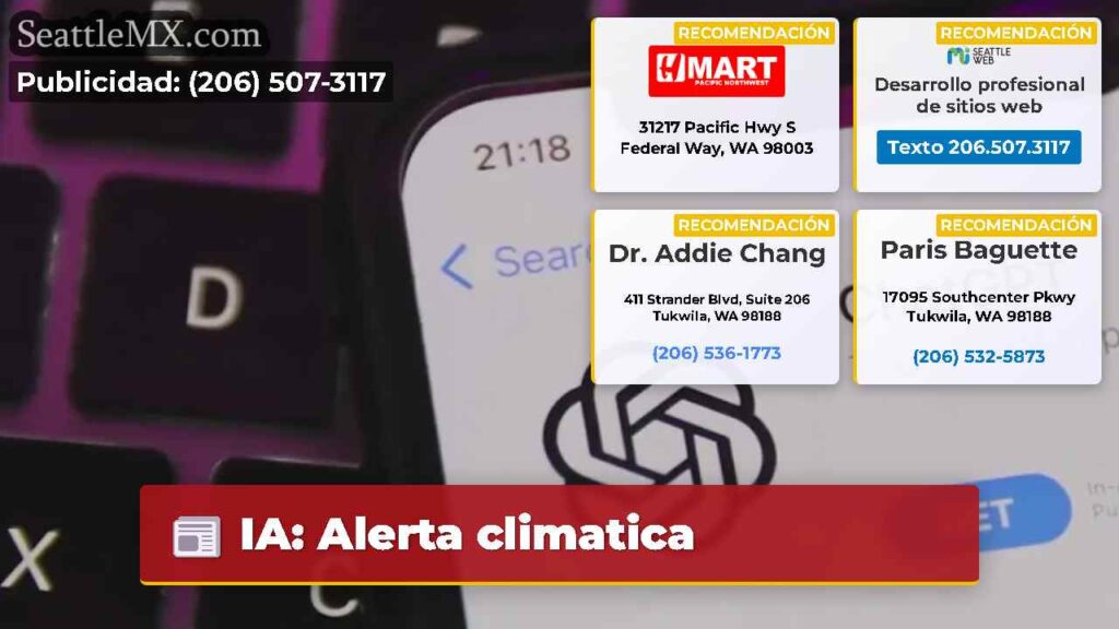 IA: Alerta climatica