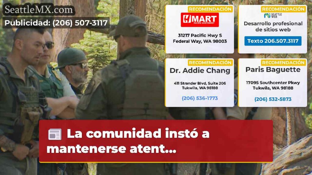 La comunidad instó a mantenerse atent...