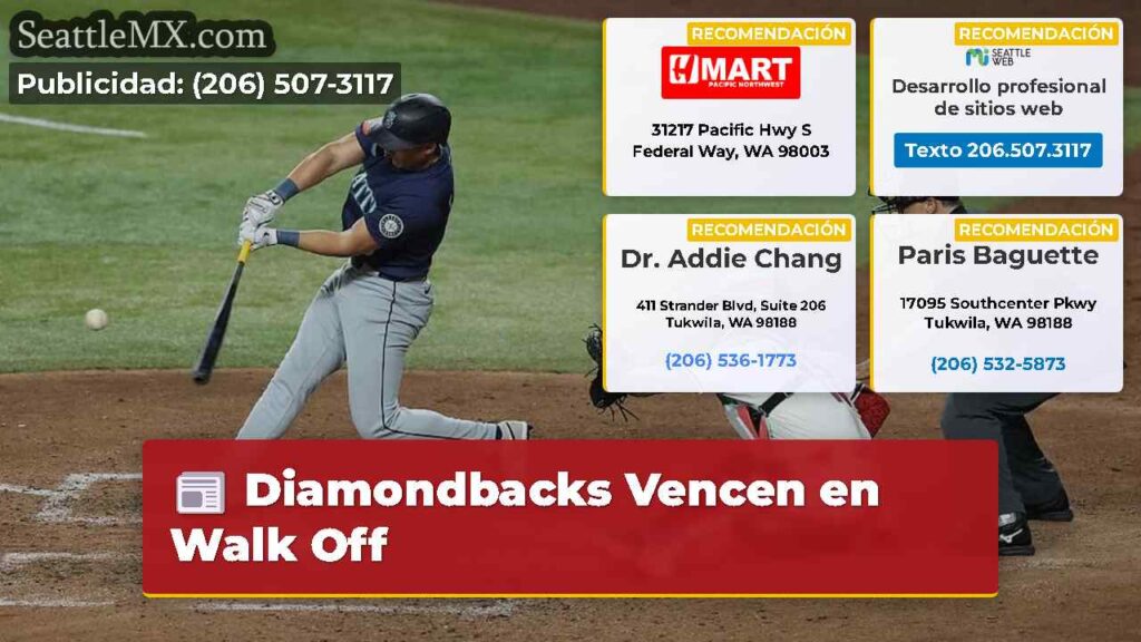 Diamondbacks Vencen en Walk Off