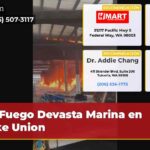 Fuego Devasta Marina en Lake Union