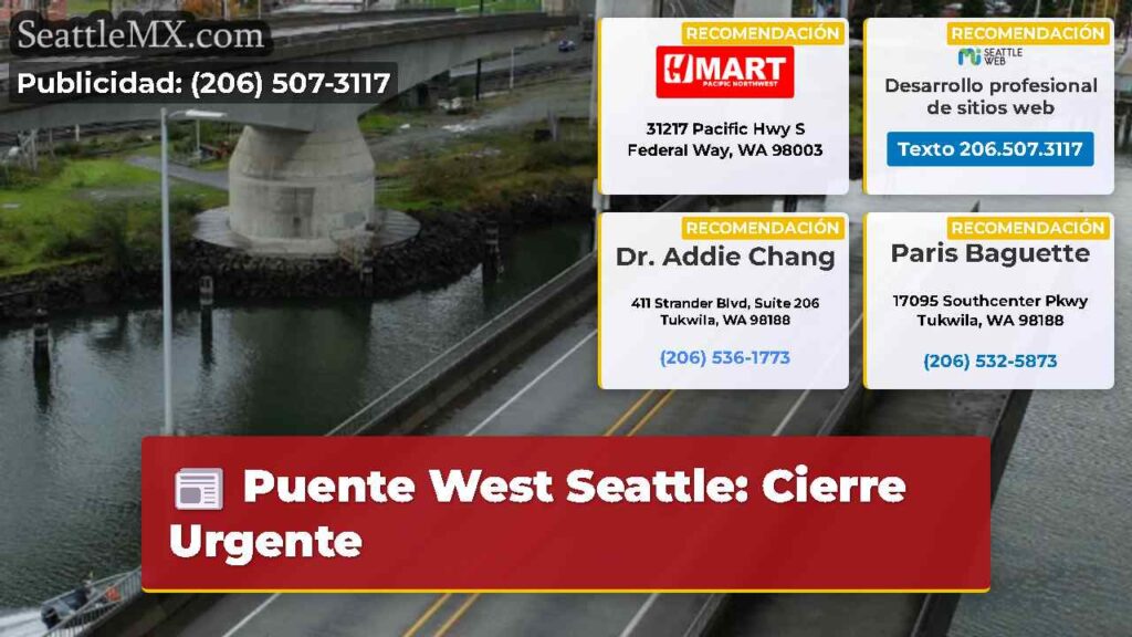 Puente West Seattle: Cierre Urgente