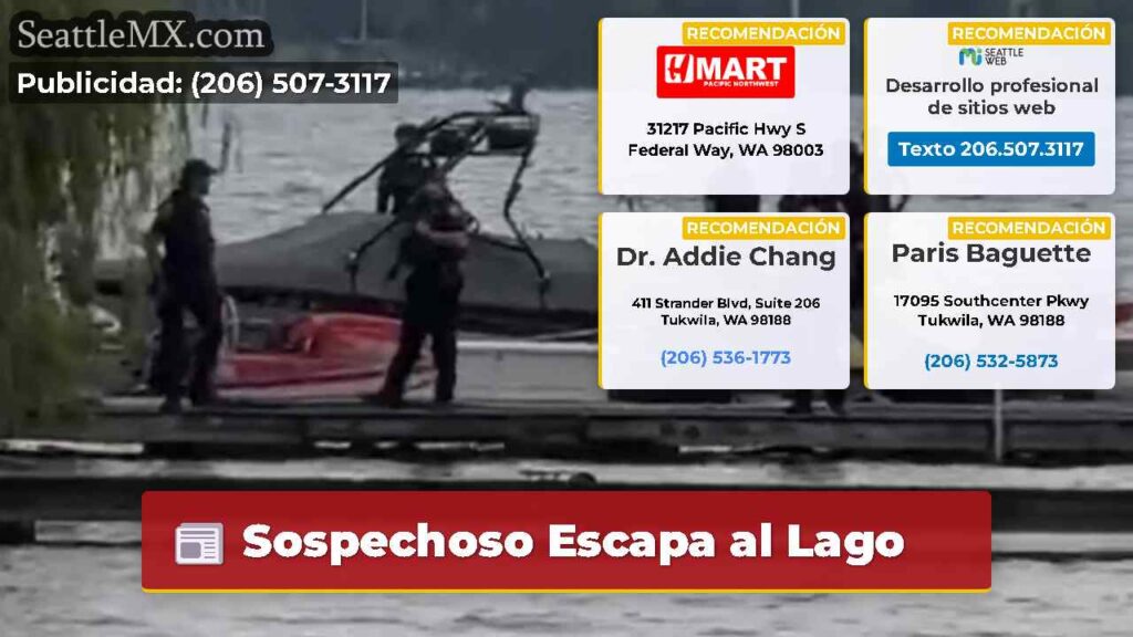 Sospechoso Escapa al Lago