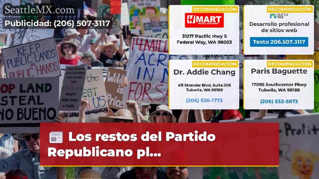 Los restos del Partido Republicano pl...