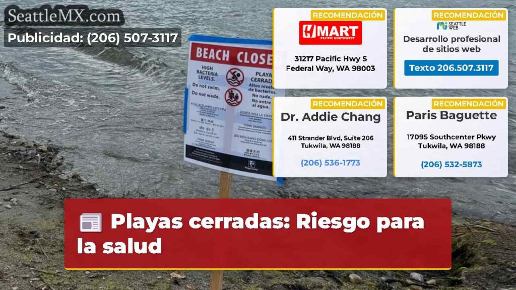 Playas cerradas: Riesgo para la salud