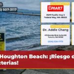 Houghton Beach ¡Riesgo de bacterias!