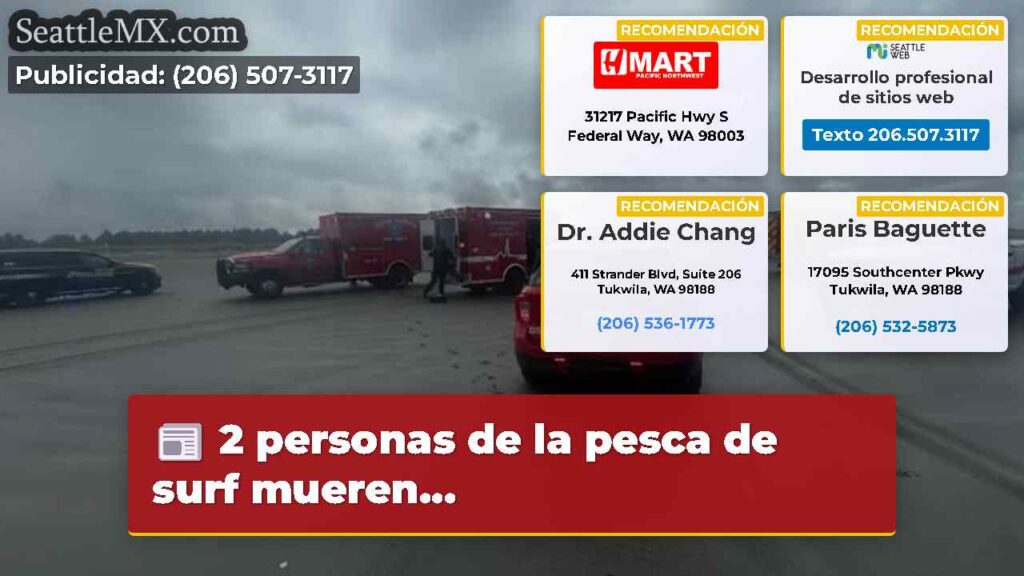 2 personas de la pesca de surf mueren...