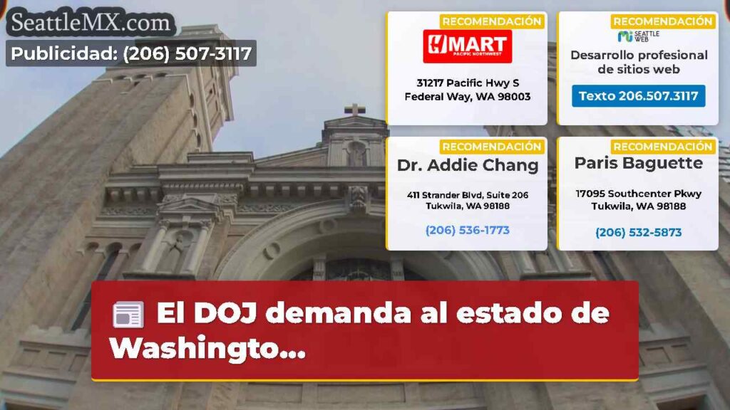 El DOJ demanda al estado de Washingto...