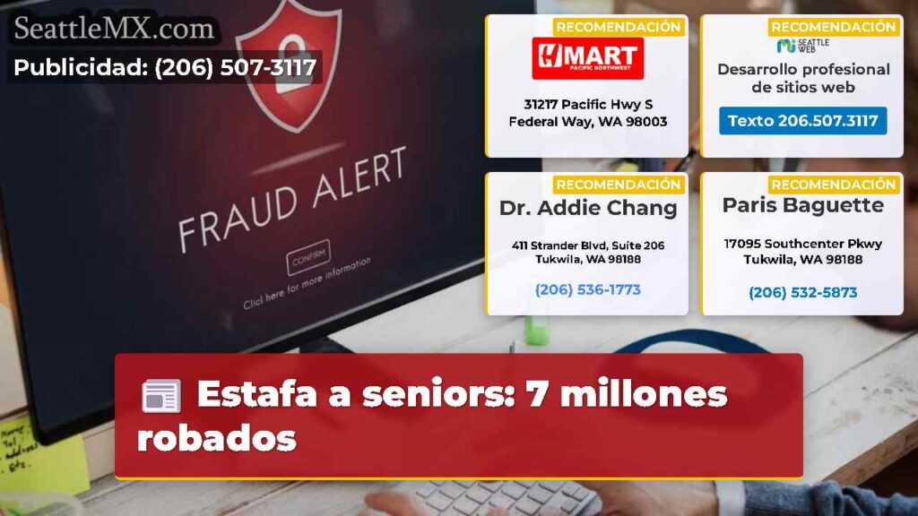 Estafa a seniors: 7 millones robados