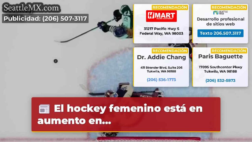 El hockey femenino está en aumento en...