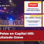 Pelea en Capitol Hill Apuñalado Grave