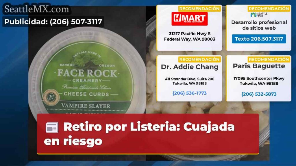 Retiro por Listeria: Cuajada en riesgo