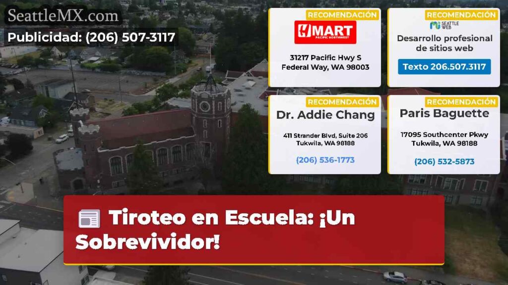 Tiroteo en Escuela: ¡Un Sobrevividor!