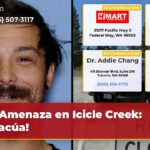 Amenaza en Icicle Creek ¡Evacúa!