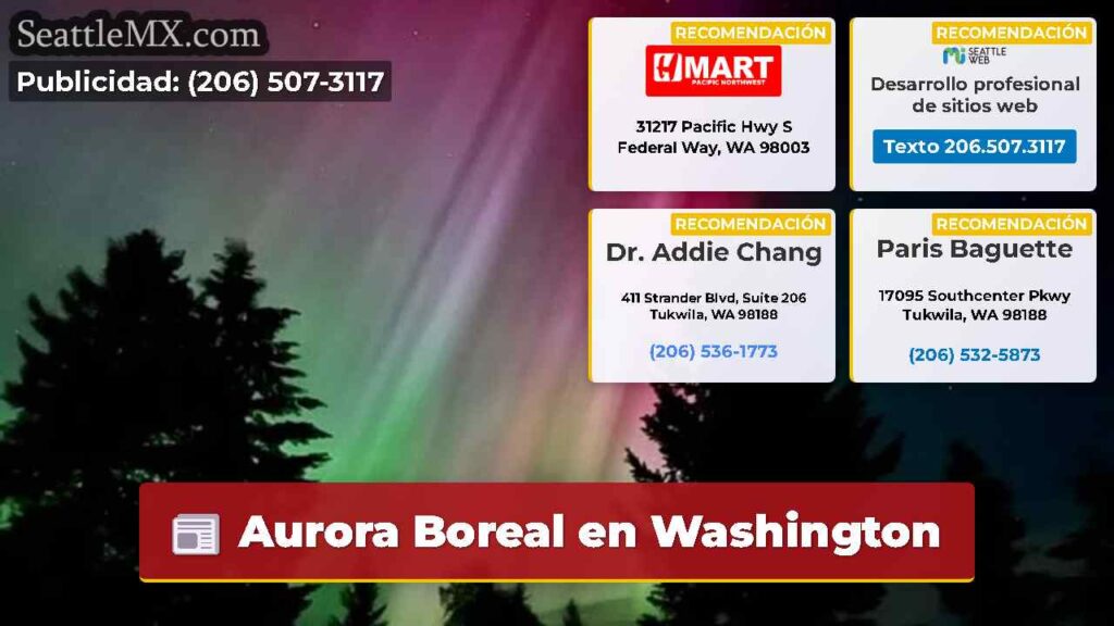 Aurora Boreal en Washington