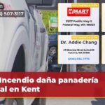 Incendio daña panadería Halal en Kent
