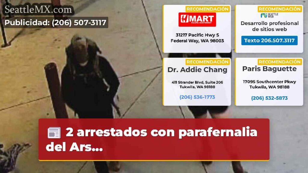 2 arrestados con parafernalia del Ars...