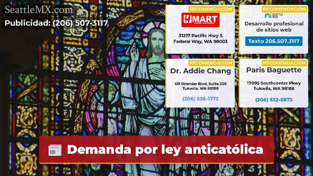 Demanda por ley anticatólica