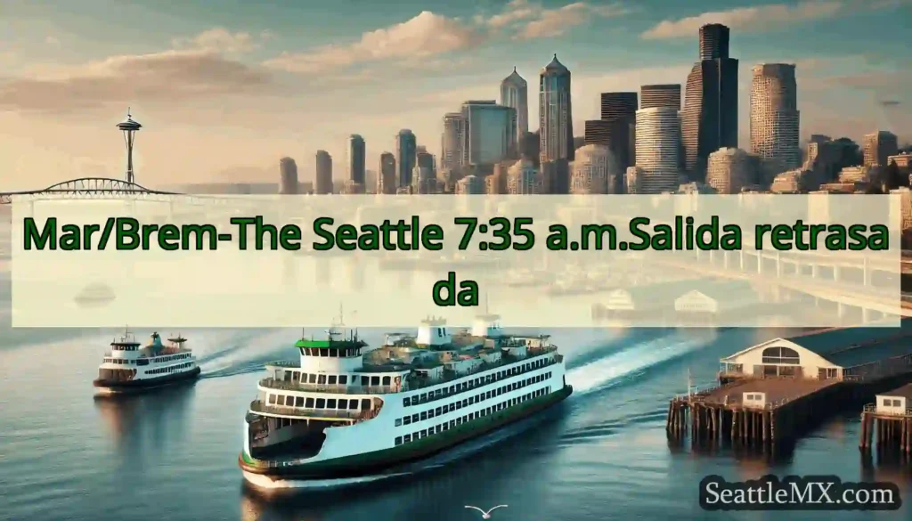 Mar/Brem-The Seattle 7:35 a.m.Salida retrasada