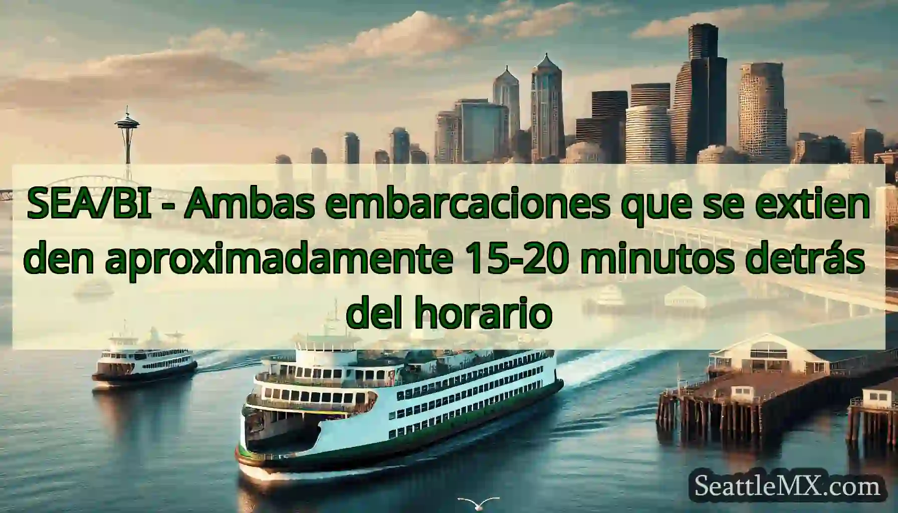 SEA/BI - Ambas embarcaciones que se extienden