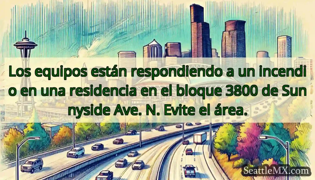 Los equipos están respondiendo a un incendio en