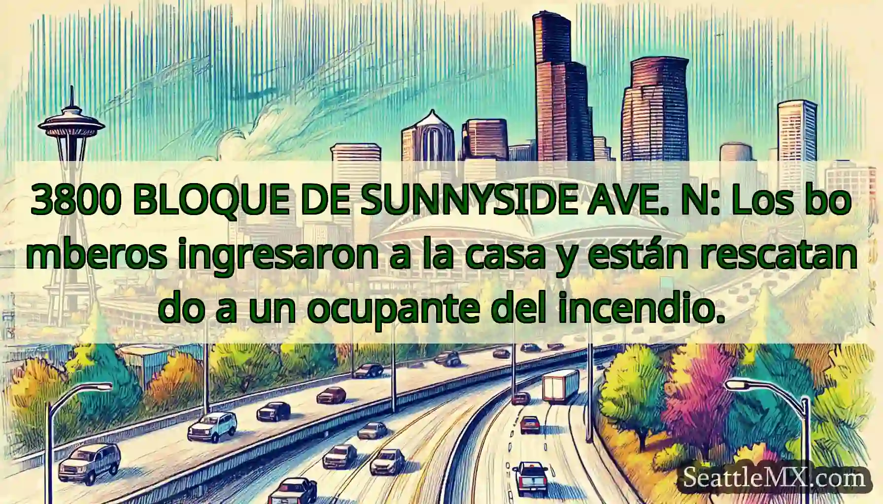 3800 BLOQUE DE SUNNYSIDE AVE. N: Los bomberos