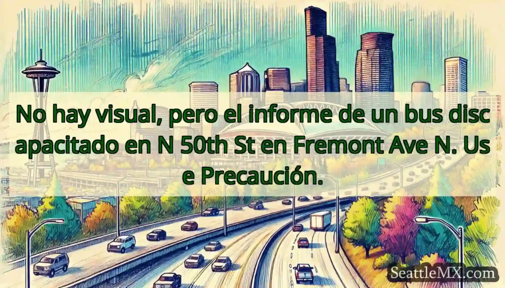 No hay visual, pero el informe de un bus