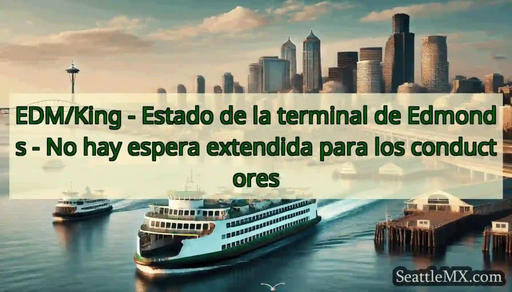 EDM/King - Estado de la terminal de Edmonds - No