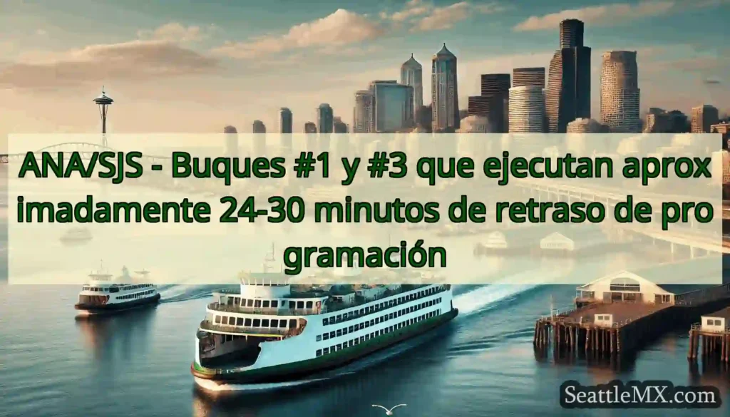 ANA/SJS - Buques #1 y #3 que ejecutan