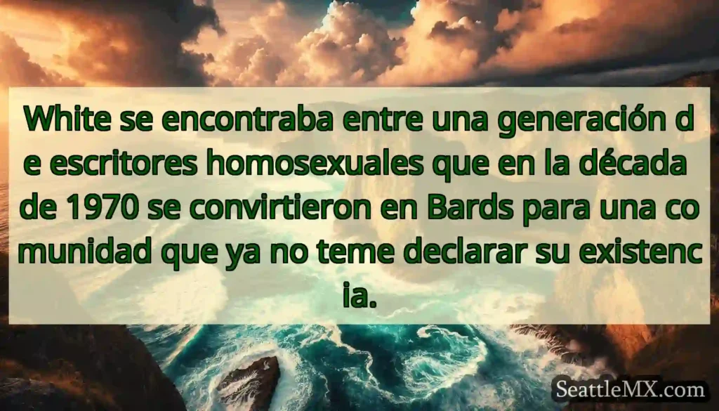 White se encontraba entre una generación de