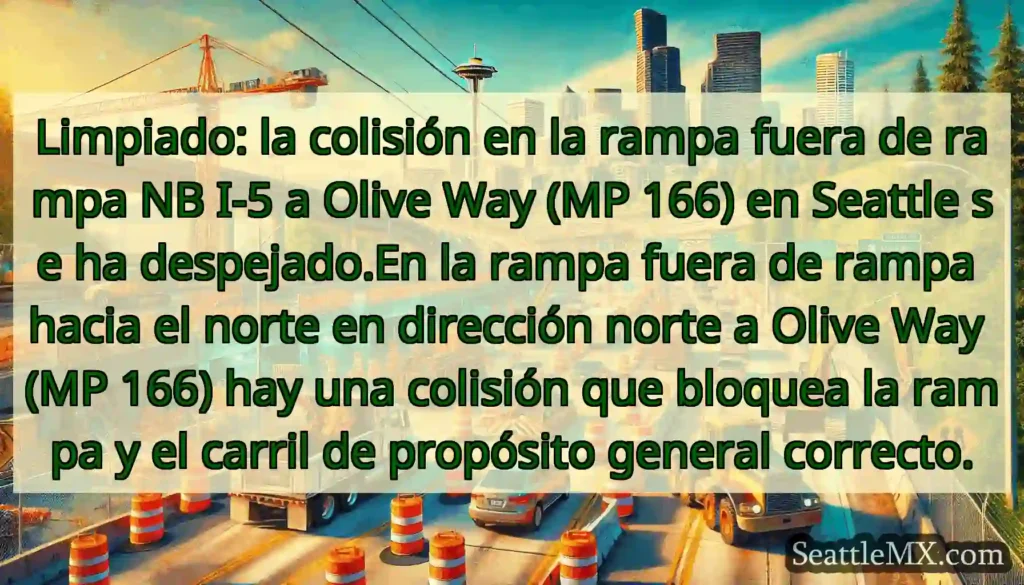 Limpiado: la colisión en la rampa fuera de rampa