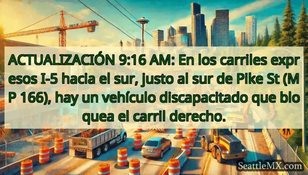 ACTUALIZACIÓN 9:16 AM: En los carriles expresos
