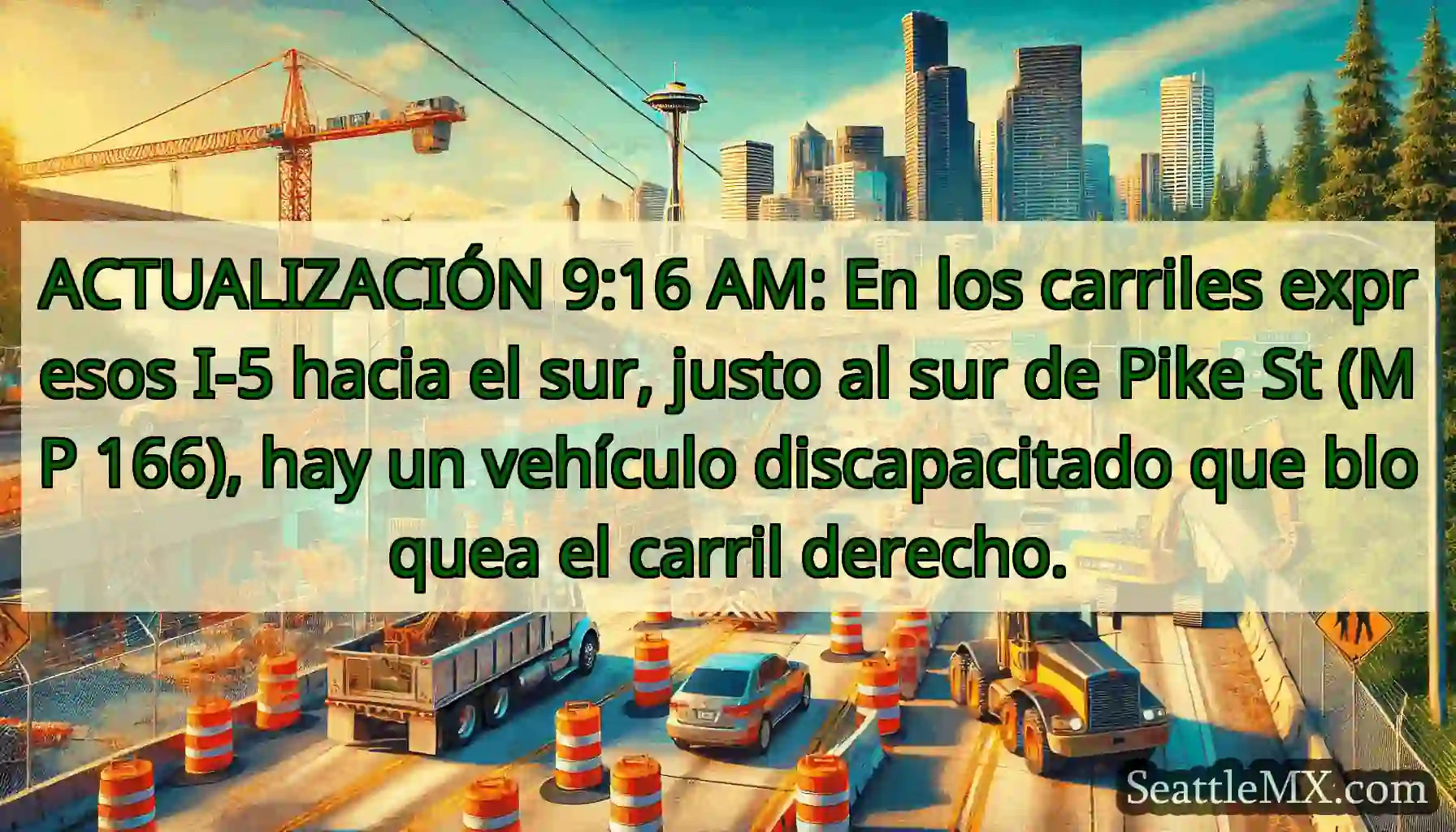 ACTUALIZACIÓN 9:16 AM: En los carriles expresos
