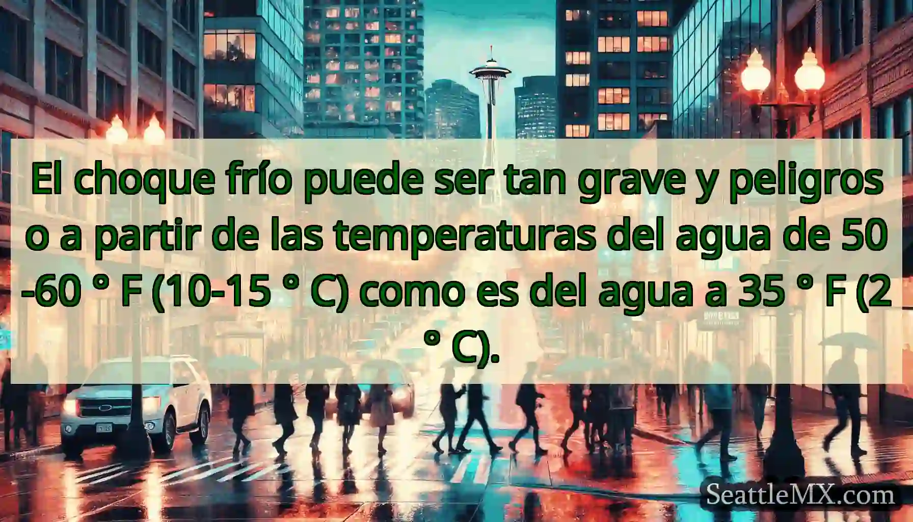 El choque frío puede ser tan grave y peligroso a