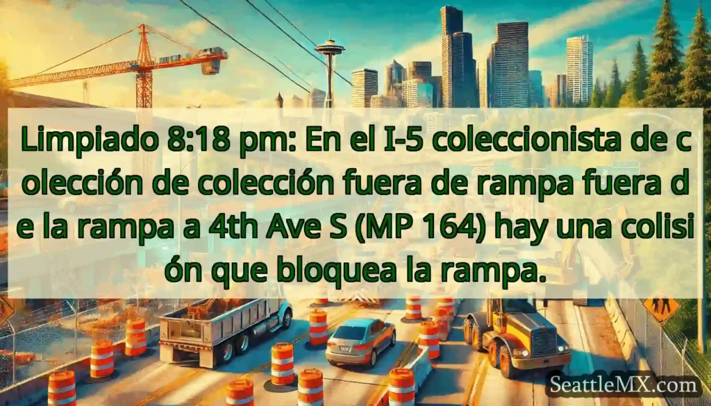 Limpiado 8:18 pm: En el I-5 coleccionista de