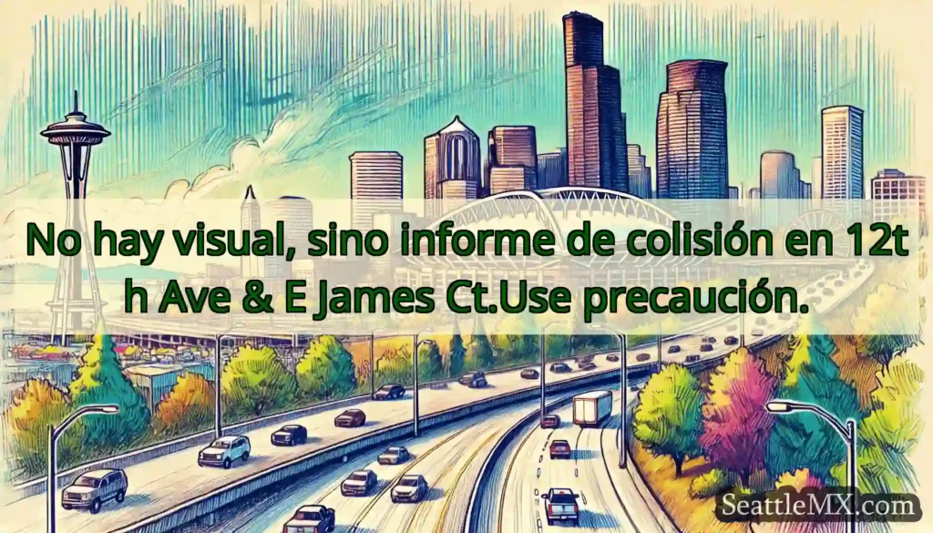 No hay visual, sino informe de colisión en 12th