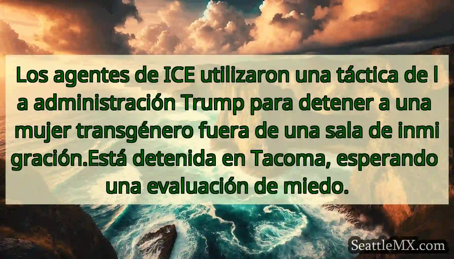 Los agentes de ICE utilizaron una táctica de la